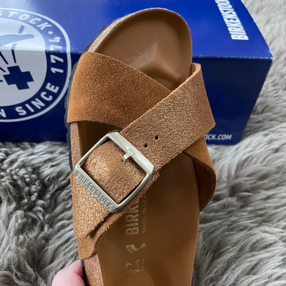 Birkenstock Siena Allover Mink sandal size 37 - Picture 10 of 11